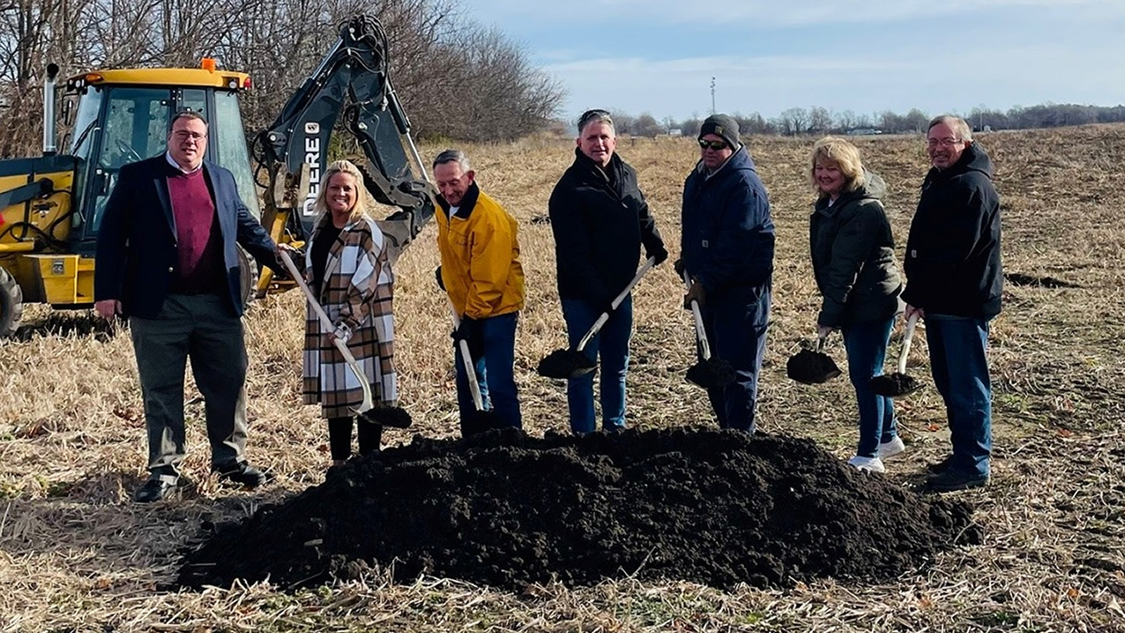 Groundbreaking for New Housing Subdivision in Argos